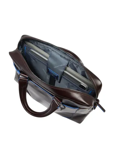 Cartella due manici in pelle Blue...