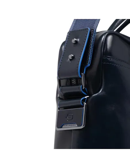 Cartella Porta PC con tracolla Blue Square Blu