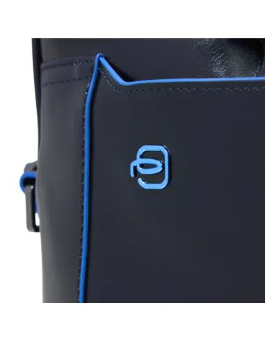 Computertasche aus Leder Blue Square Blu