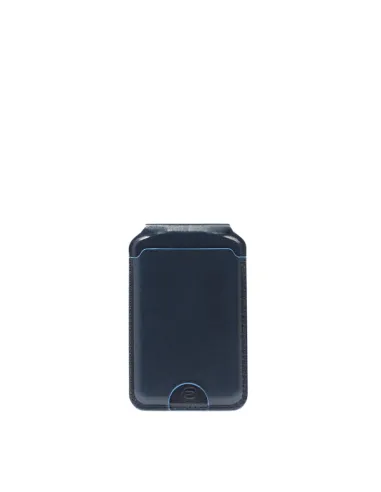 Piquadro Blue Square leather card...