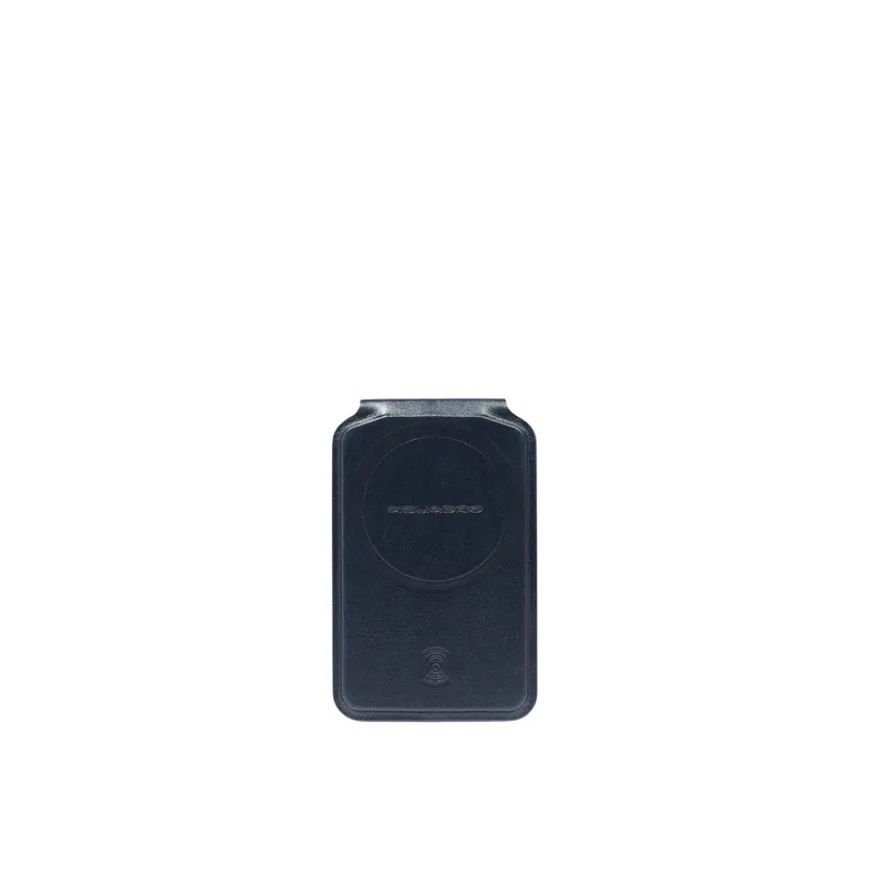 Piquadro Blue Square porta carte in pelle con MagSafe, blu 2