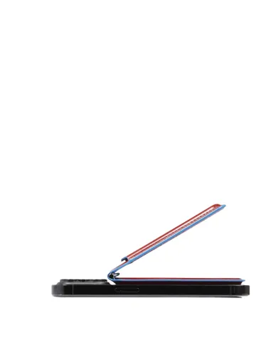 Piquadro Blue Square leather card...