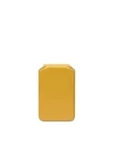 Piquadro Blue Square leather card holder with MagSafe, yellow