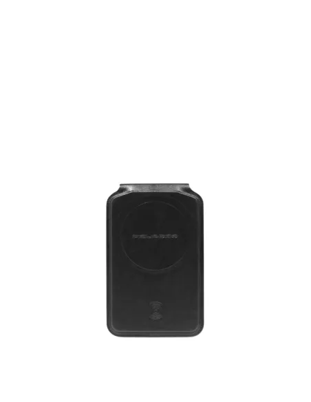 Piquadro Blue Square leather card holder with MagSafe, black