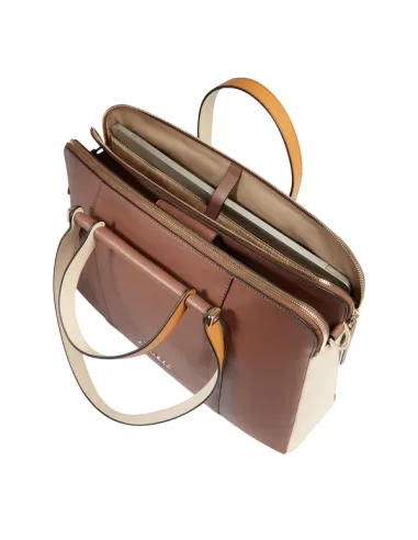 Women's business bag with two zipped...