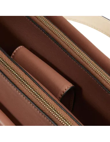 Women's business bag with two zipped...