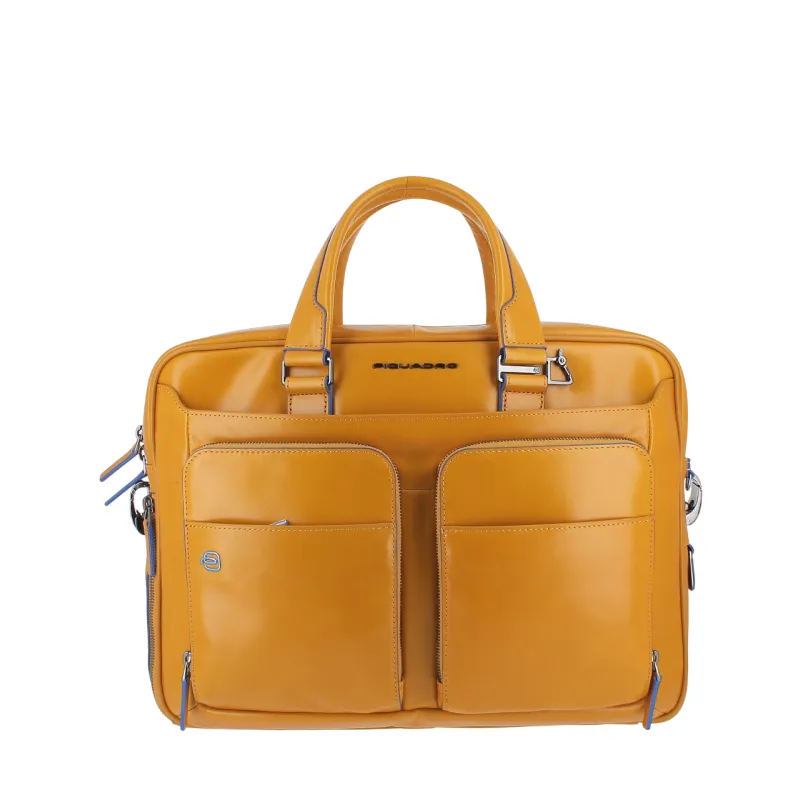 Cartella due manici con doppia tasca frontale Piquadro...