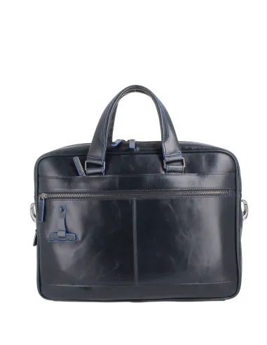 Two-handles briefcase with double...