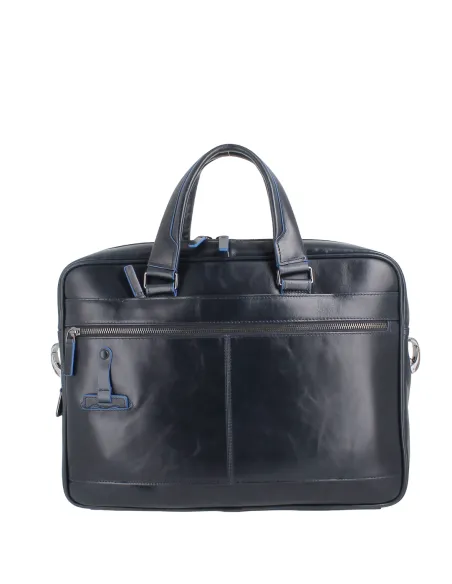 Two-handles briefcase with double pocket B2