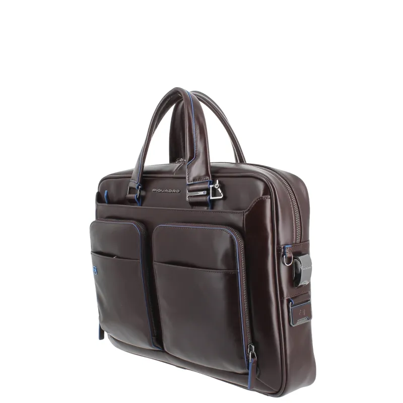 Aktentasche mit doppelter Tasche Blue Square 2