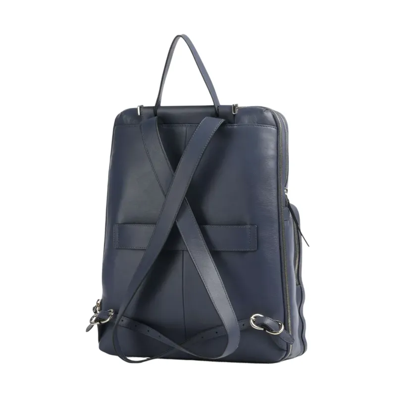 Piquadro Circle large women's computer backpack, blue4 2