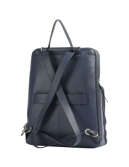 Piquadro Circle large women's computer backpack, blue4