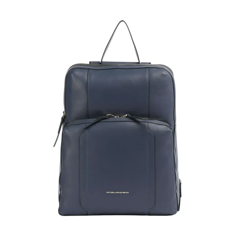 Piquadro Circle großer Computer-Rucksack fur Frauen, blau4