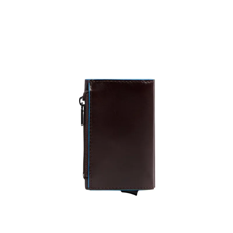 Piquadro Blue Square Compact wallet for cash and credit... 2