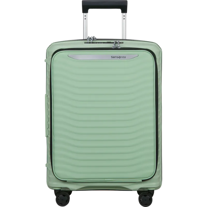 Samsonite Upscape trolley with front pocket, soft sage