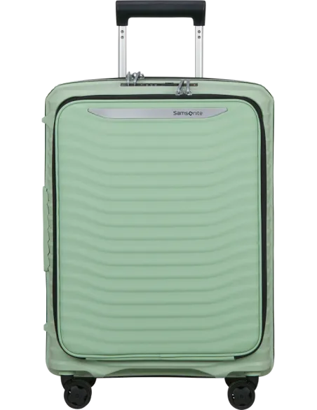 Samsonite Upscape trolley with front pocket, soft sage