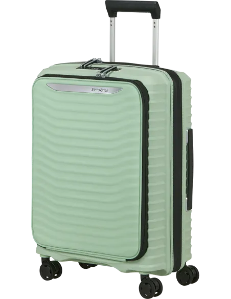 Trolley Samsonite Upscape con tasca frontale, verde chiaro