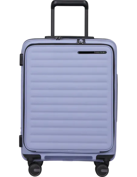 Samsonite Restackd Expandable Cabin Trolley with laptop Front Pocket, lavender