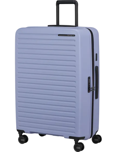 Samsonite Restackd Large Trolley Expandable Sustainable Suitcase, lavender