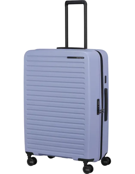 Samsonite Restackd Large Trolley Expandable Sustainable Suitcase, lavender