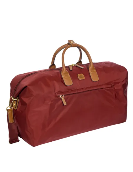 Brics X-Collection Medium Folding Duffle mit Reißverschlussöffnung, bordeaux