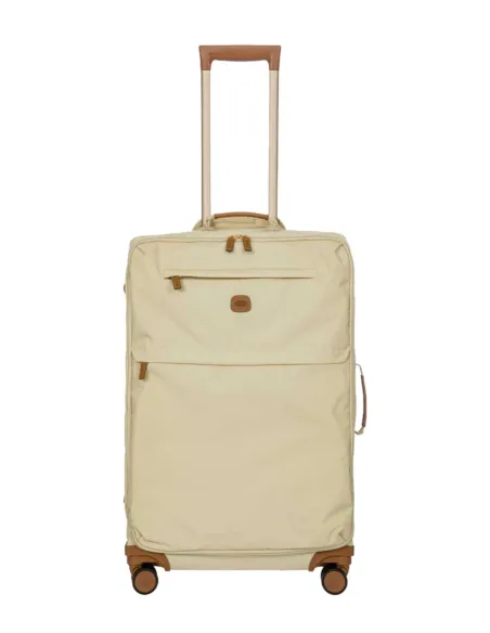 Mittelgroßer Trolley aus Recycling-Stoff Bric's X-Collection, beige