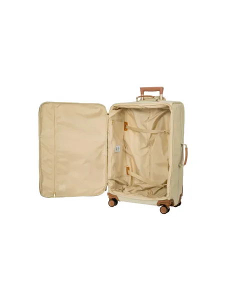 Mittelgroßer Trolley aus Recycling-Stoff Bric's X-Collection, beige