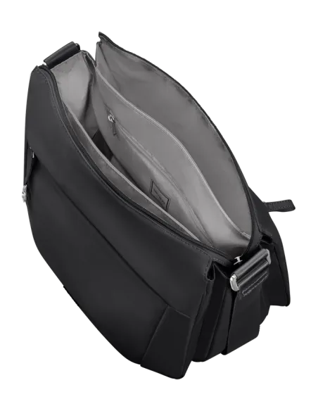Borsa a tracolla Samsonite Move 5.0 con tre comparti interni, nera