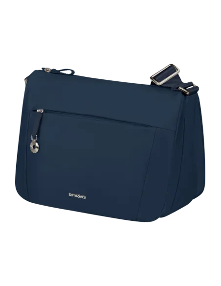 Borsa a tracolla Samsonite Move 5.0 con tre comparti interni, blu