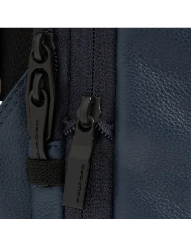 Piquadro Russel expandable leather...