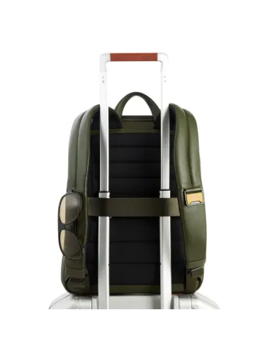 Piquadro Russel expandable leather...