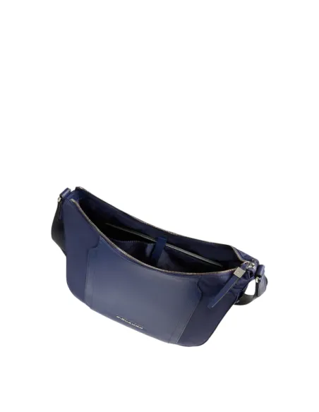 Borsa donna a spallla misura piccola Piquadro Circle, blu