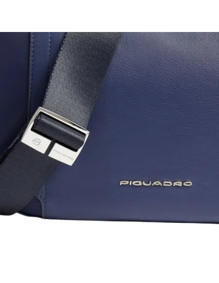 Borsa donna a spallla misura piccola Piquadro Circle, blu