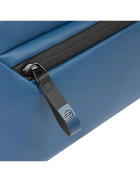 Piquadro Corner Herrentasche wasserdicht, stell blue