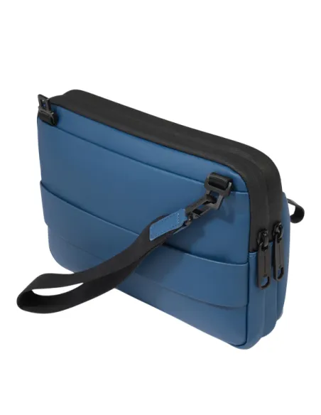 Piquadro Corner Herrentasche wasserdicht, stell blue