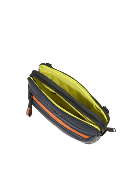 Piquadro Corner mens waterproof pouch, blue