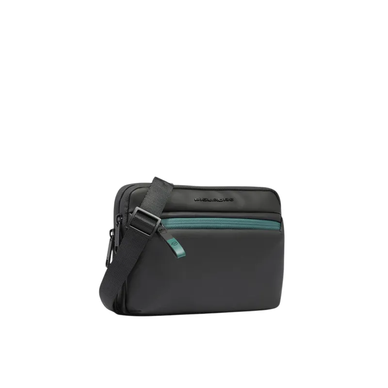 Piquadro Corner Herrentasche wasserdicht, schwarz 2