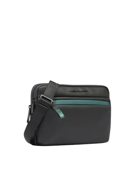 Piquadro Corner Herrentasche wasserdicht, schwarz