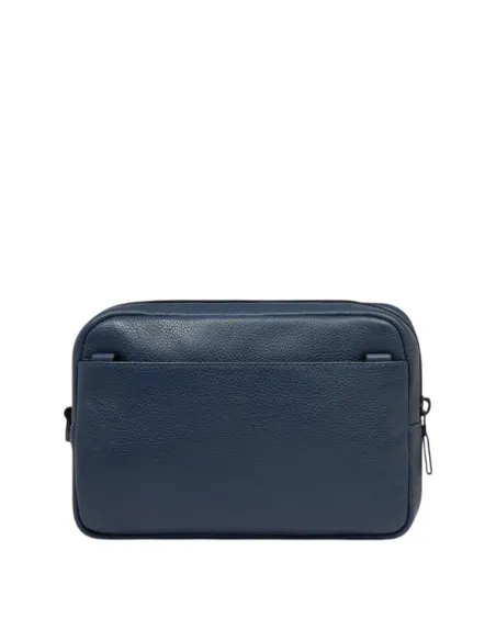 Pochette uomo in pelle Piquadro Ael, blu