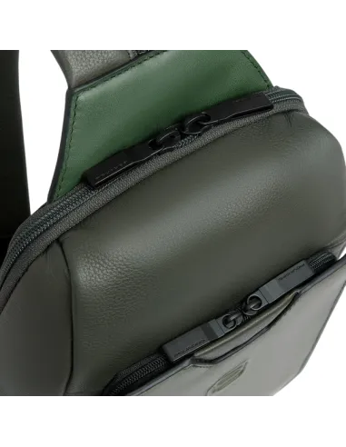 Piquadro Ael leather sling bag...