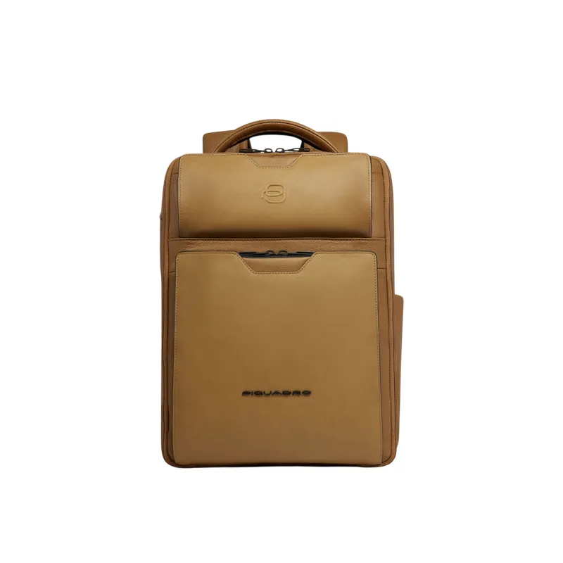 Zaino da viaggio in pelle porta pc da 14 e iPad® Piquadro...