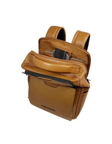 Zaino da viaggio in pelle porta pc da...