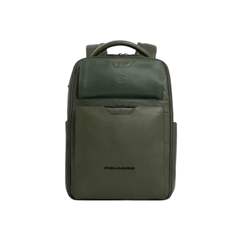 Zaino da viaggio in pelle porta pc da 14 e iPad® Piquadro...