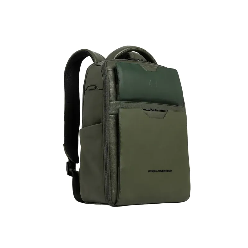 Piquadro Ael leather travel backpack with 15,6 laptop... 2
