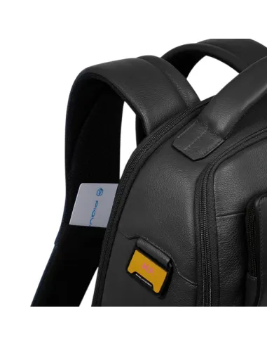 Piquadro Ael leather travel backpack...