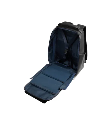 Piquadro Solm leather travel backpack...