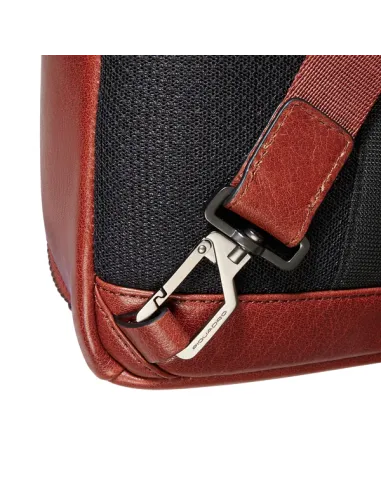 Piquadro Solm leather sling bag...