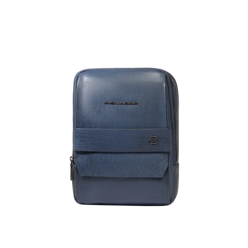 Piquadro Solm Herren iPad Mini Umhaengetasche aus Leder,...