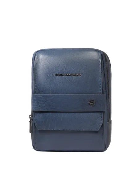 Borsello porta Ipad® Mini in pelle Piquadro Solm, blu