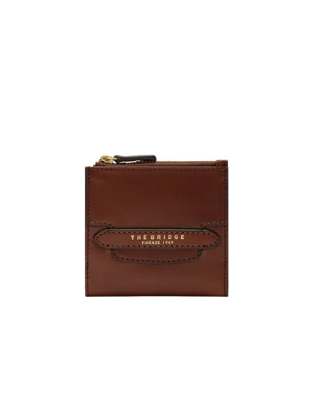 Portafogli donna piccolo The Bridge Lucrezia, marrone